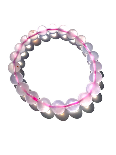 Pink Chalcedony Bracelet - Florida Sol Crystal Co