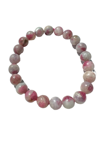 Pink Tourmaline Bracelet - Florida Sol Crystal Co